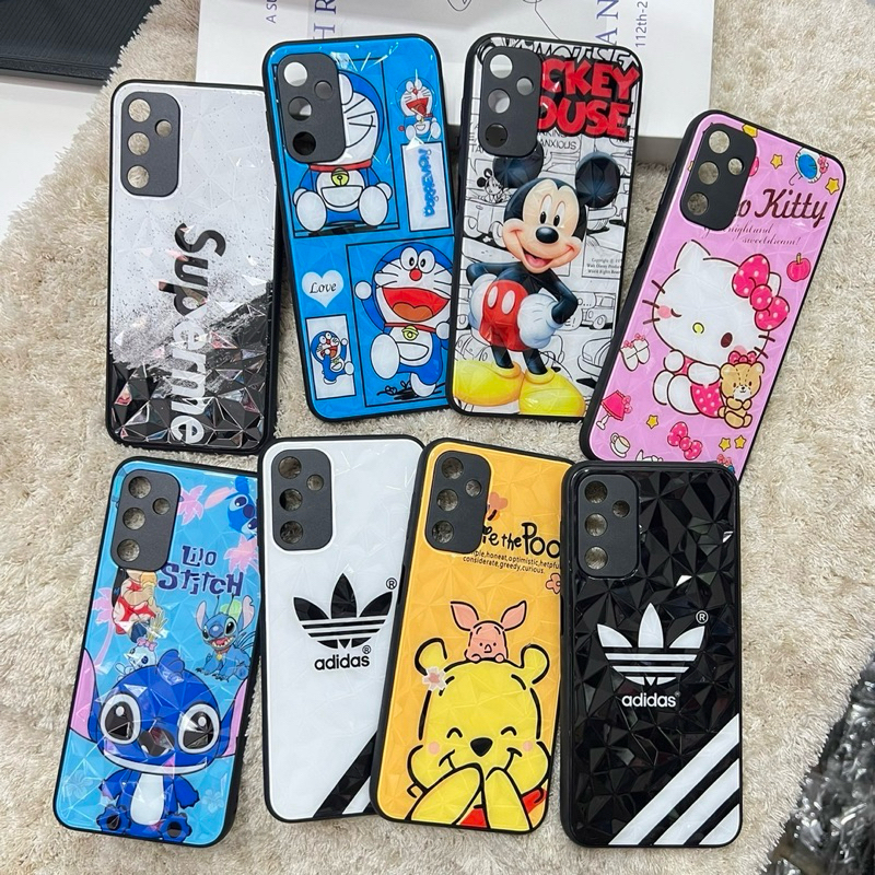 เคสงาน 3D ลายการ์ตูน OppoA77(5G) OppoA57(4G) เคสกันกระแทกลายการ์ตูน งานกระจก 3D ลายวิบวับ สินค้าพร้อมส่งจากไทย