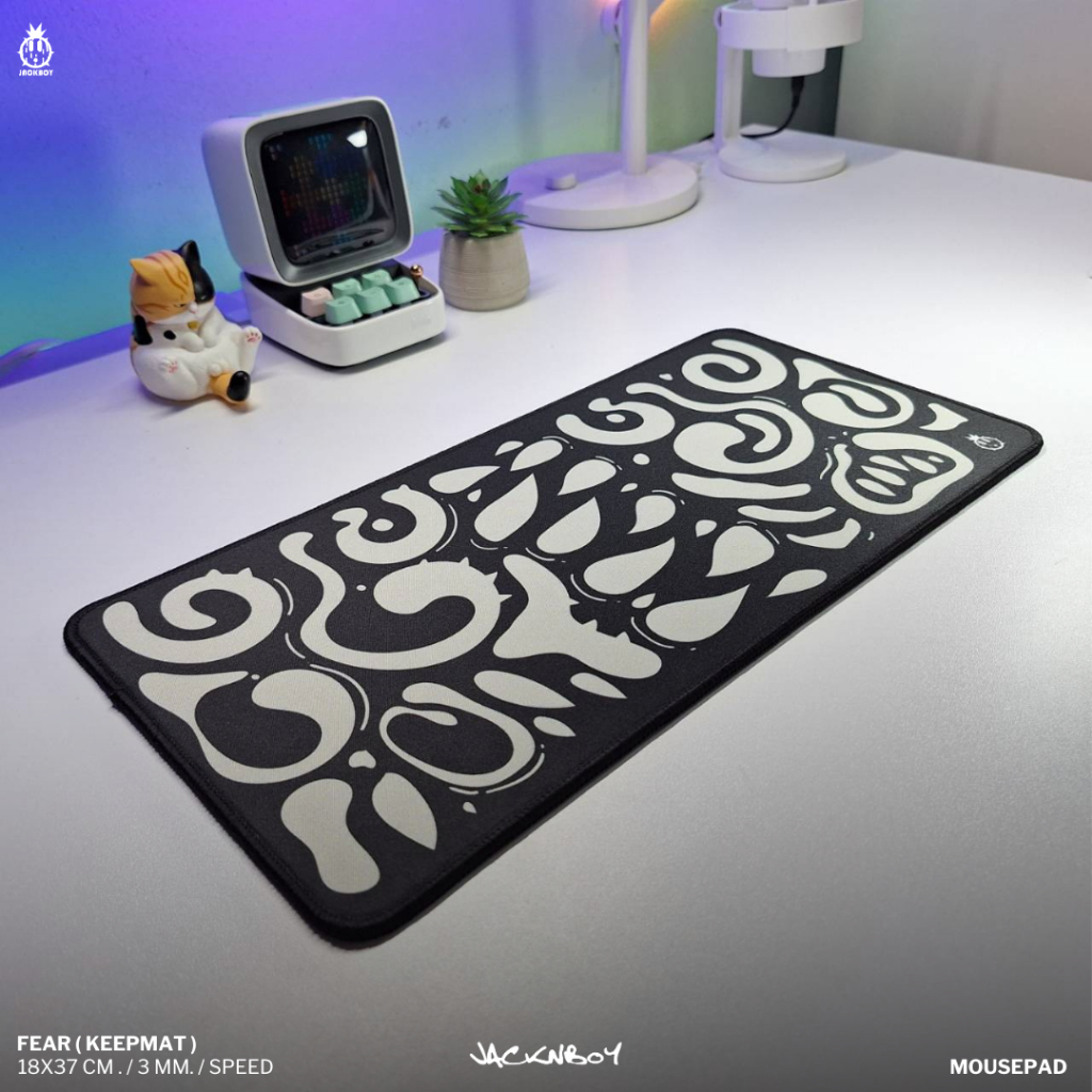 Jacknboy Unique Mousepad/แผ่นรองเมาส์ : FEAR (KB-MAT)