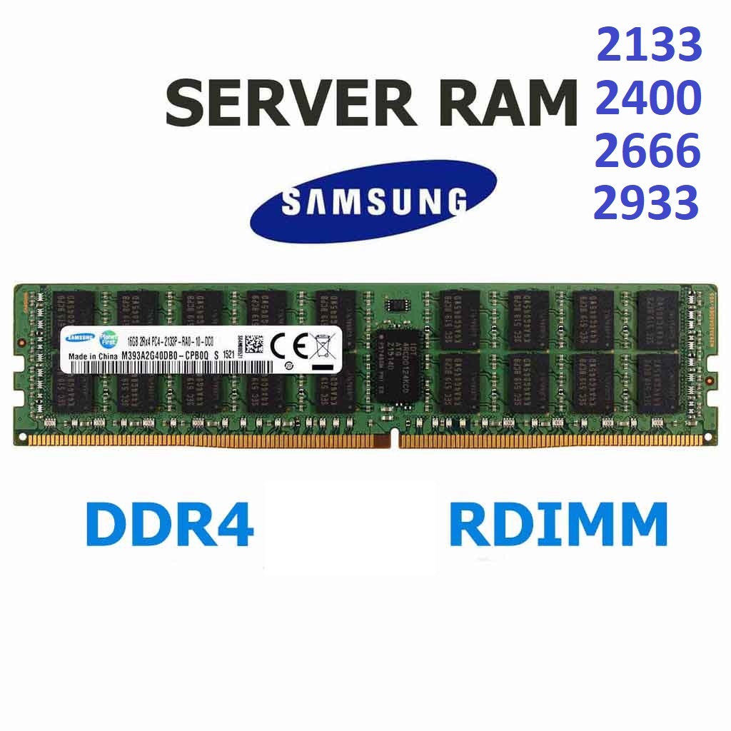 RAM Server Samsung 32GB DDR4 16GB PC4 2133 P ECC 2Rx4 RDIMM PC4 2666 V 3200 Registered 8GB PC4 2400T X99 T5810 T440 T430