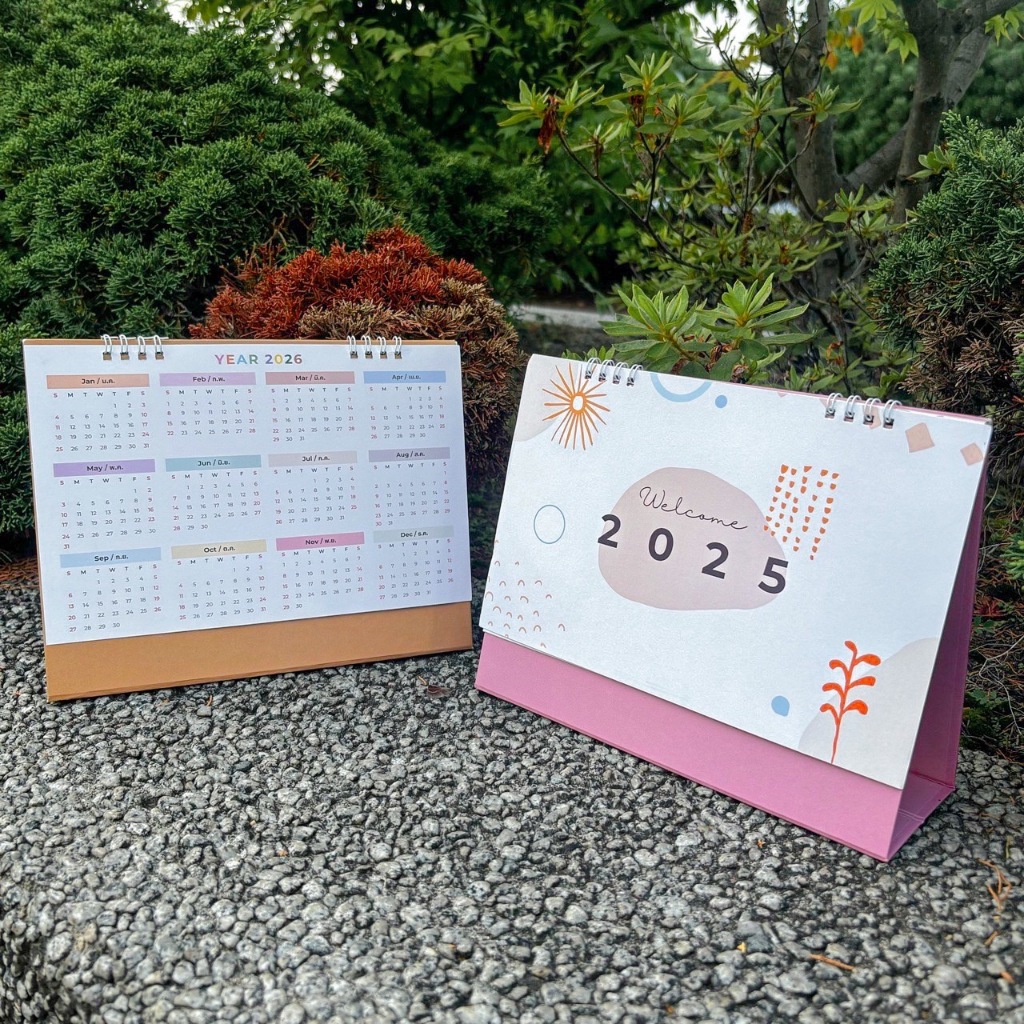 📆 ปฏิทิน 2025 / ปฏิทินวันหยุดสำคัญ 9x7"/8x6" Design แพลนเนอร์ 2025/Calendar