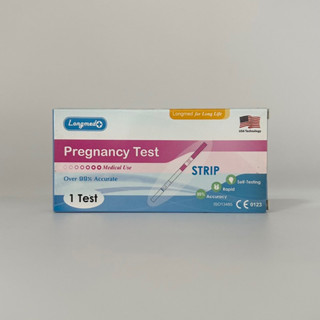(กล่องฟ้า) ที่ตรวจตั้งครรภ์ แบบจุ่ม Pregnancy test Longmed