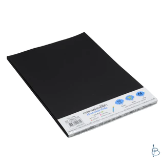 กระดาษปอนด์สีดำ+เนื้อด้าน ขนาด A4 — 110/150/180/260 แกรม (1แพ็ค=50แผ่น)