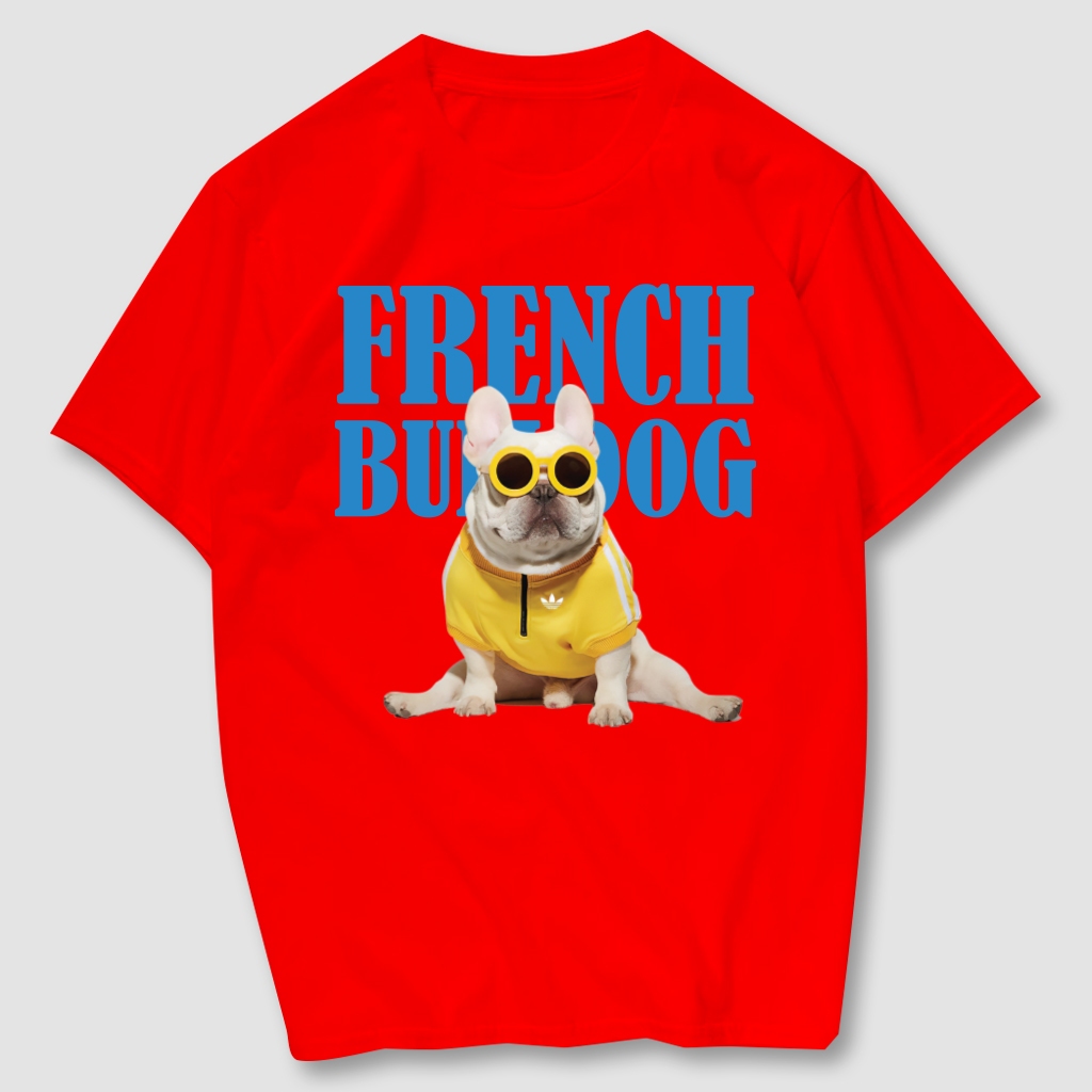 เสื้อยืดสกรีนลาย Bull Dog   เนื้อผ้าCotton100%  มีครบไซส์ พร้อมส่ง!!!