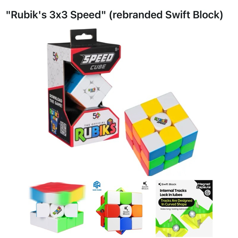 Rubik's Cube, 3x3 Magnetic Speed Cube for Super Fast Solves, Problem-Solving Challenging Brain Tease