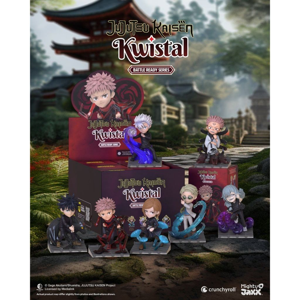[ยกbox] กล่องสุ่ม Mighty Jaxx Kwistal: Jujutsu Kaisen Battle Ready Series set box มหาเวทย์ผนึกมาร ไม่แกะซีล ของแท้