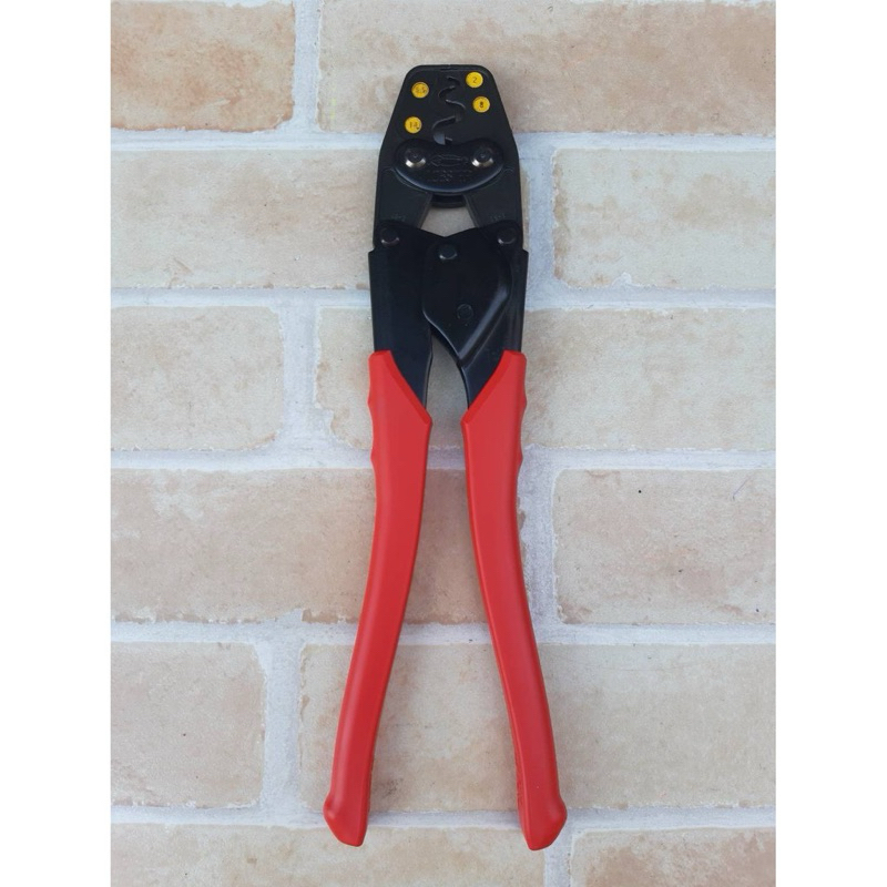 LOBSTER คีมย้ำสายไฟ รุ่นAK19A Manual One-Handed Crimping Tool -น้ำหนักเพียง 400 กรัม ด้ามจับเบามาก -