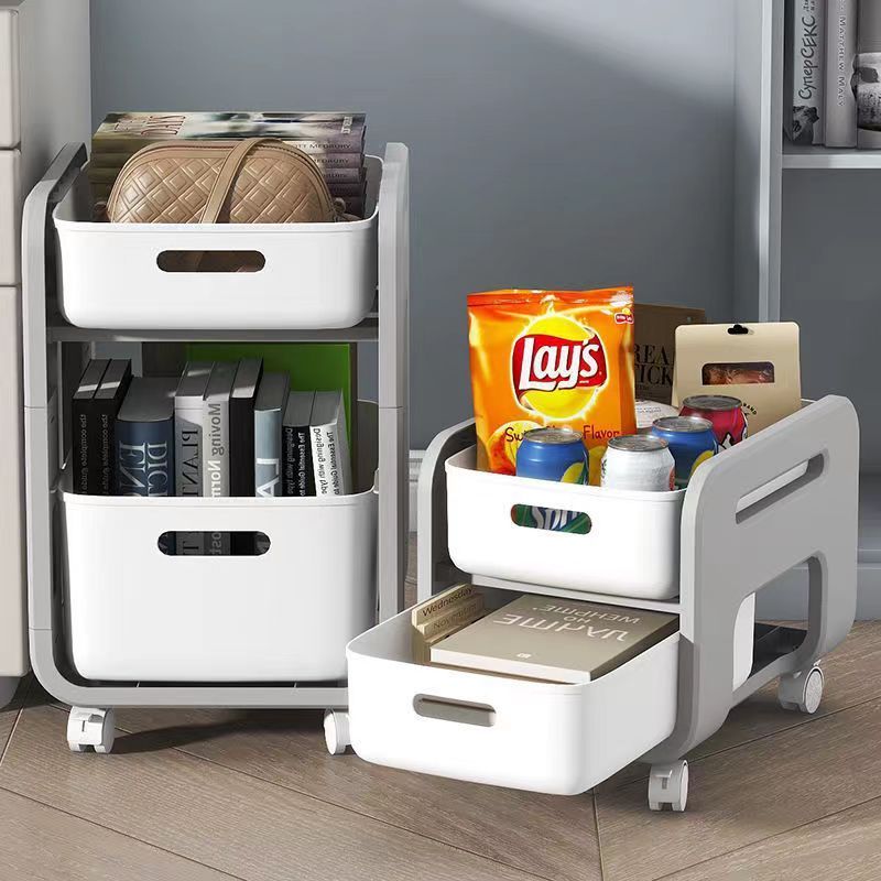 NeatBox ชั้นวางของ ชั้นเก็บของใต้โต๊ะ ชั้นวางของอเนกประสงค์ ชั้นวางของห้องครัว ชั้นวางของสำนักงาน มีล้อ