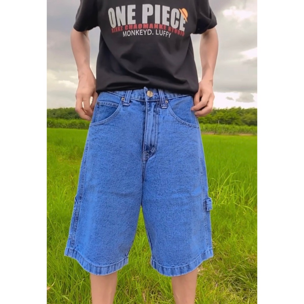 MTE กางเกงยีนส์ผู้ชาย ขาสั้น ทรงขาบานสเก็ต ป้าย Hirock รุ่น R452 สินค้าพร้อมส่ง