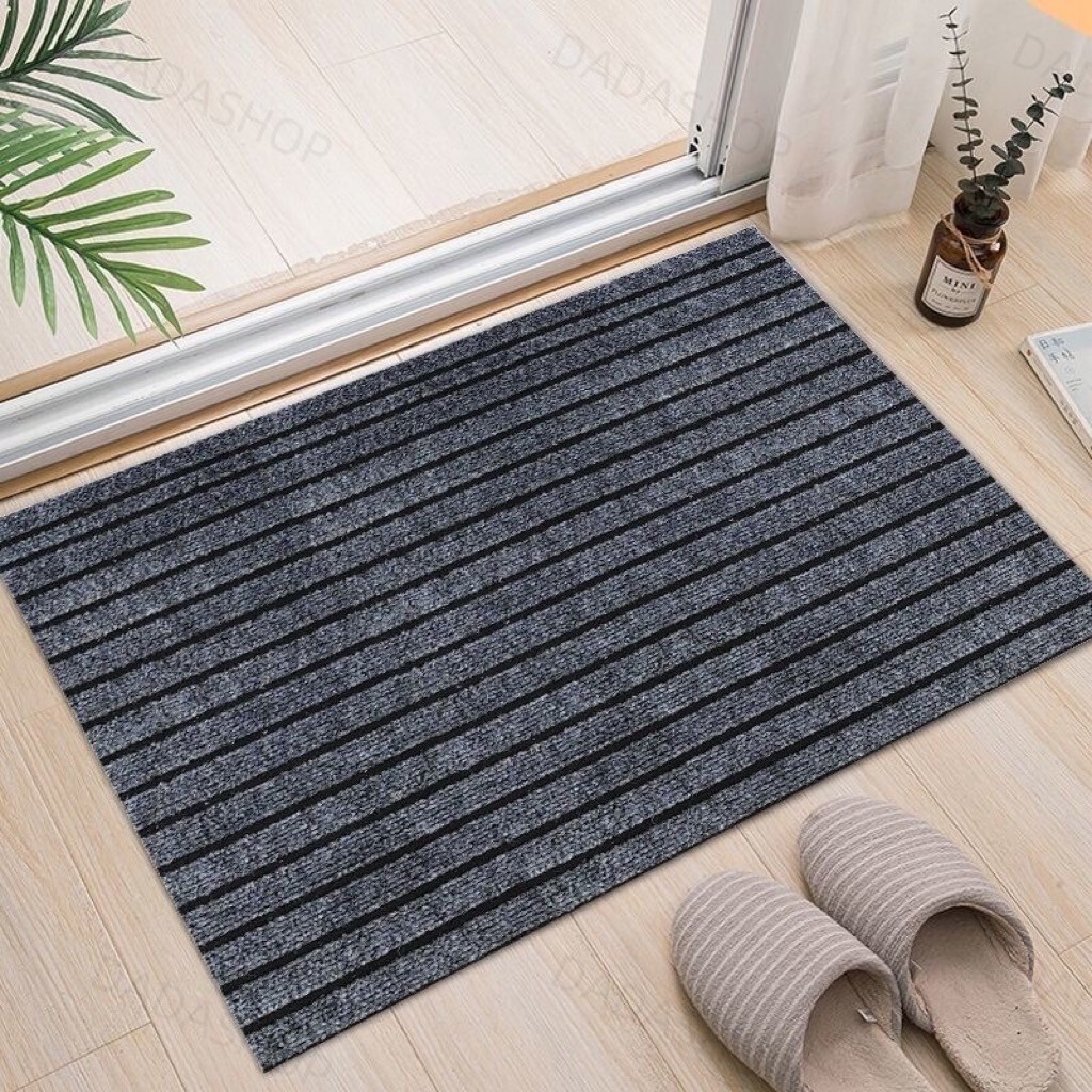 ตกแต่งบ้าน  พรมปูพื้นดักฝุ่น EM1 พรมปูพื้นห้องครัว ทำความสะอาดง่ายกว้าง 40cm - 60cm ดูดซับน้ำได้อย่างดี พรมเช็ดเท้าปูพื้นกันลื่น ราคาพิเศษ