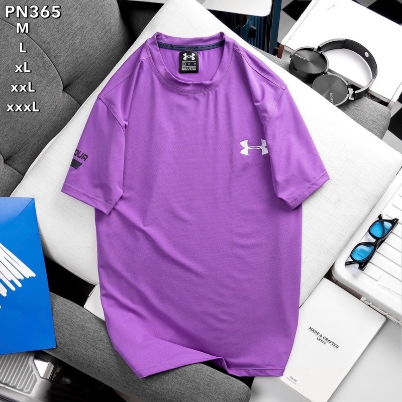 เสือกีฬาผู้ชาย คอกลมแขนสั้น ผ้าลื่นนิ่ม T shirt B5