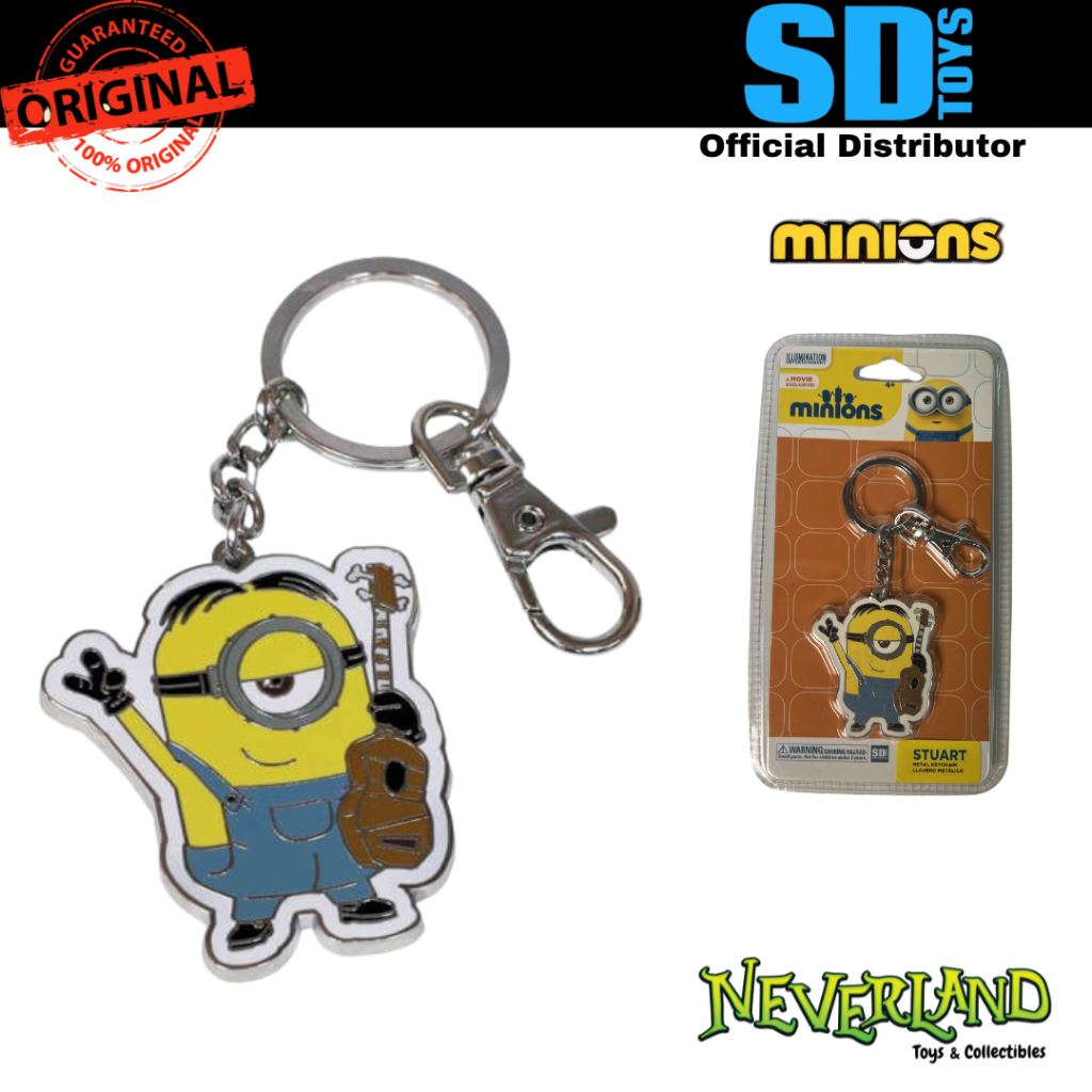 SD Toys Despicable Me: Minions Stuart Metal Keychain