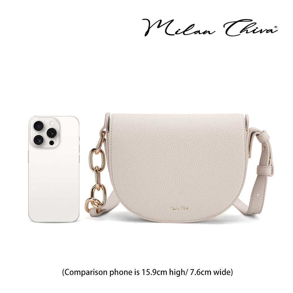 Milan Chiva รุ่น Crossbody Bag กระเป๋าสะพายข้าง กระเป๋าถือ สำหรับผู้หญิง กระเป๋าสะพายไหล่ หนัง PU (MC-476)