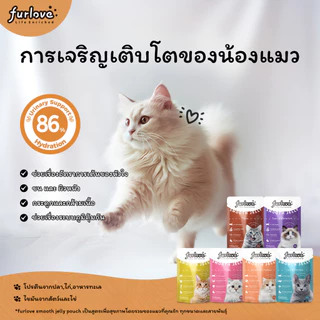 Furlove 80 กรัม อาหารเปียกแมว สุขภาพดี