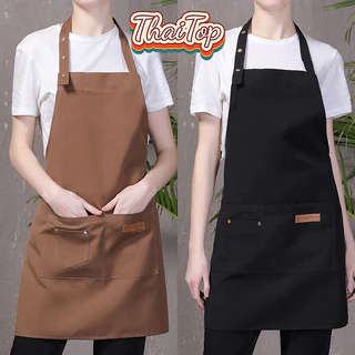 ThaiTop ผ้ากันเปื้อน กันน้ำ มีกระเป๋า