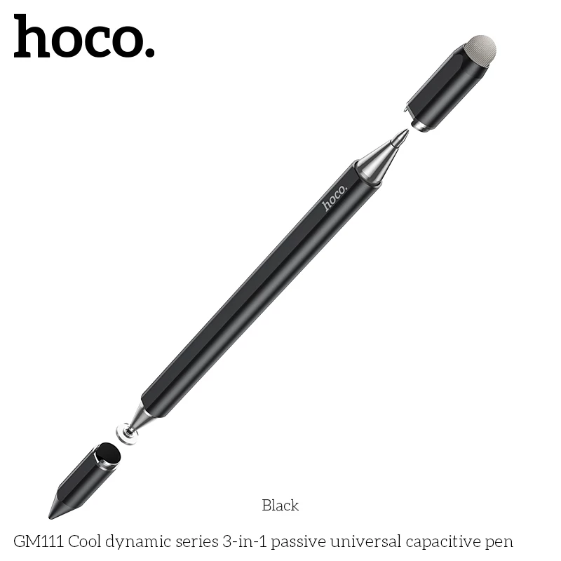 ปากกาทัชสกรีน HOCO GM111 3in1 ปากกาสไตลัส 3 หัว รองรับทุกหน้าจอ แท็บเล็ต สมาร์ทโฟน เขียนลื่น thumbnail 3