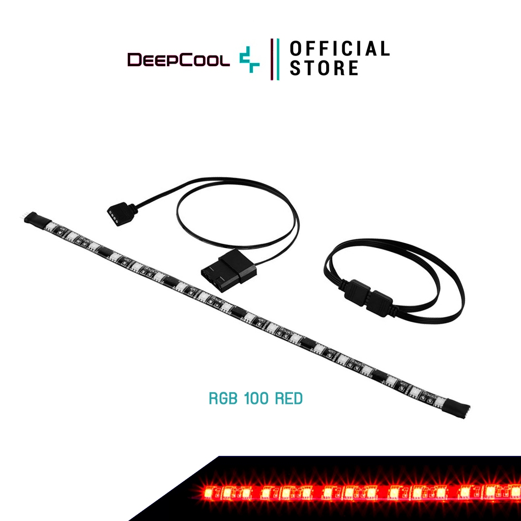 DEEPCOOL - RGB COLOR LED STRIPE RGB100 RED (DP-LED-RGB100-RE)