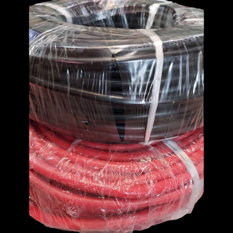 สายไฟซิลิโคน สายอ่อน พิเศษ ทนความร้อน ขนาด  4 AWG 6AWG สำหรับงานไฟฟ้า เครื่องเสียงรถยนต์ โซลาเซล แบต