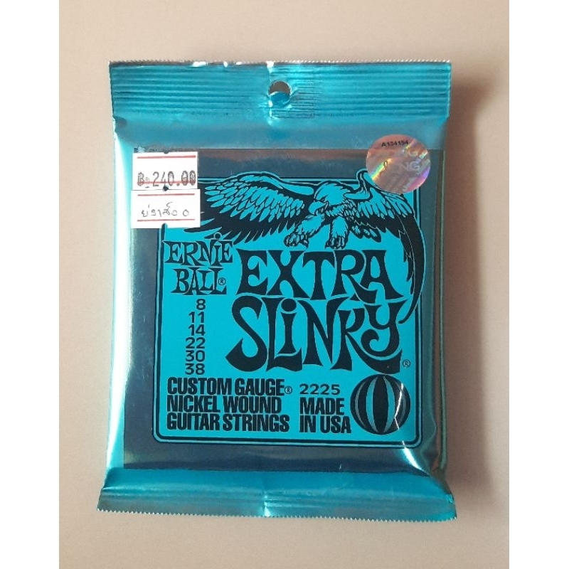 สายกีตาร์ไฟฟ้า Ernie ball Extra Slinky 008