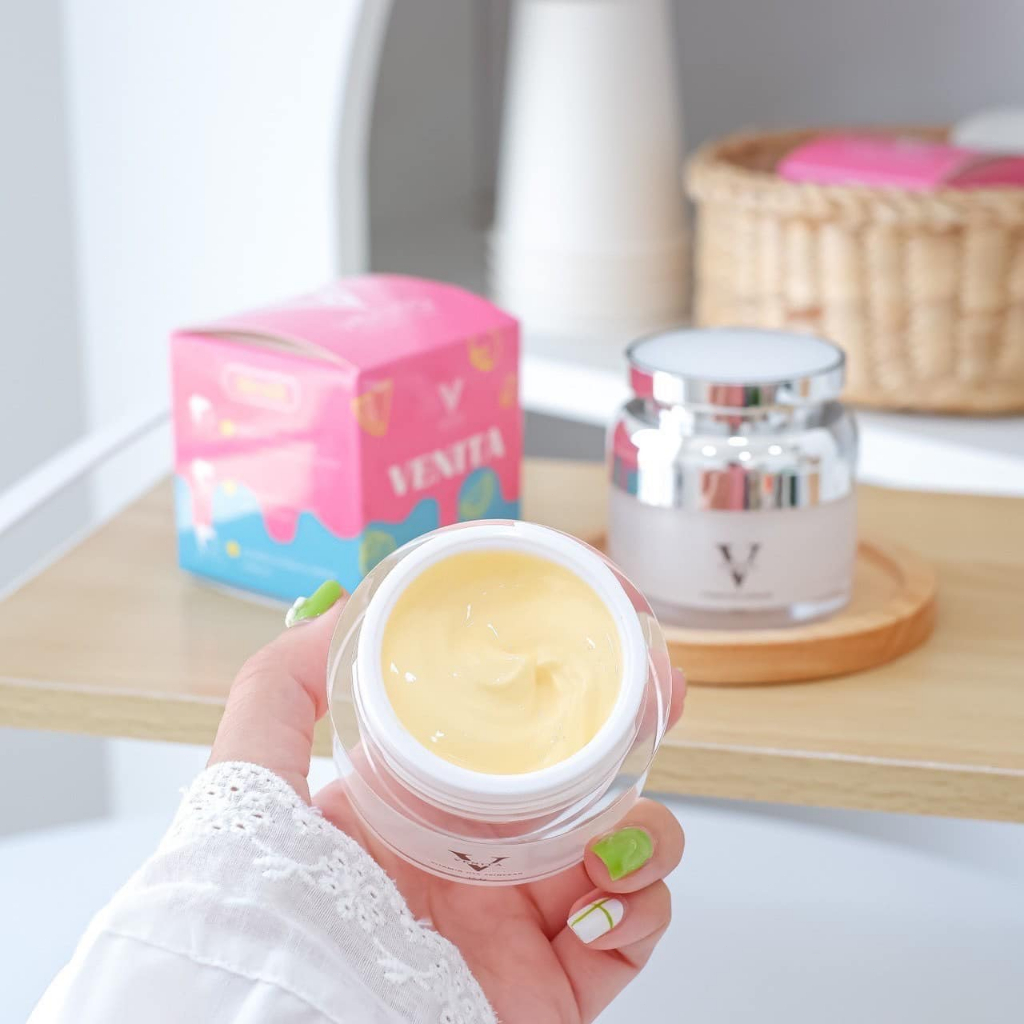 ครีมเวนิต้า บูสเตอร์รีจู เวนิต้า Venita skin เวนิต้าสกิน 15g ครีมลดสิว เวนิต้าของแท้ ลดการเกิดสิว ลดจุดด่างดำ ลดฝ้า กระจ ราคา ถูกที่สุด ดีลบีเคเค แกลเลอรีภาพที่ 2