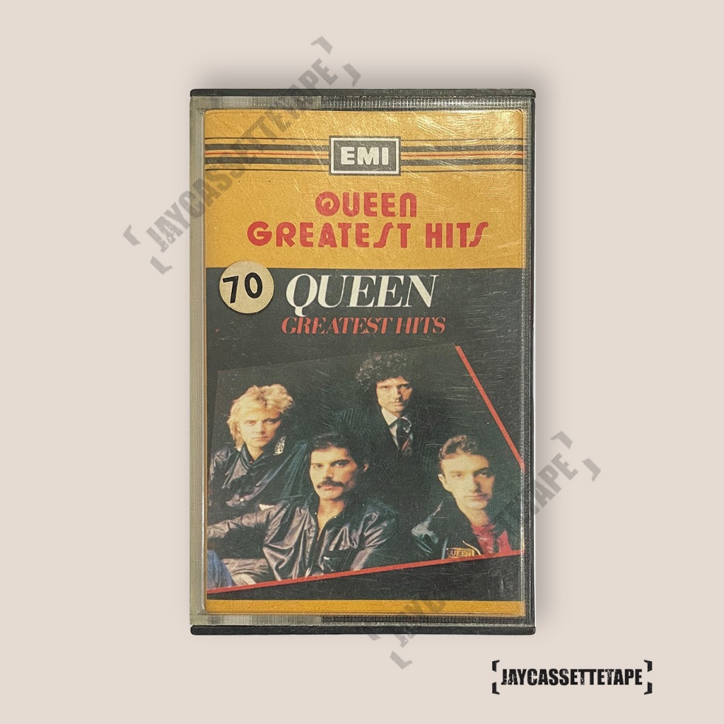 วง Queen Greatest Hits เทปเพลง เทปคาสเซ็ต เทปคาสเซ็ท Cassette Tape เทปเพลงสากล