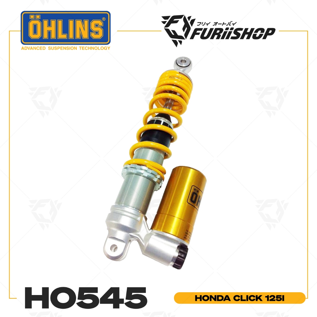 โช๊คหลัง Ohlins HO 545 For HONDA Click125i FuriiShop