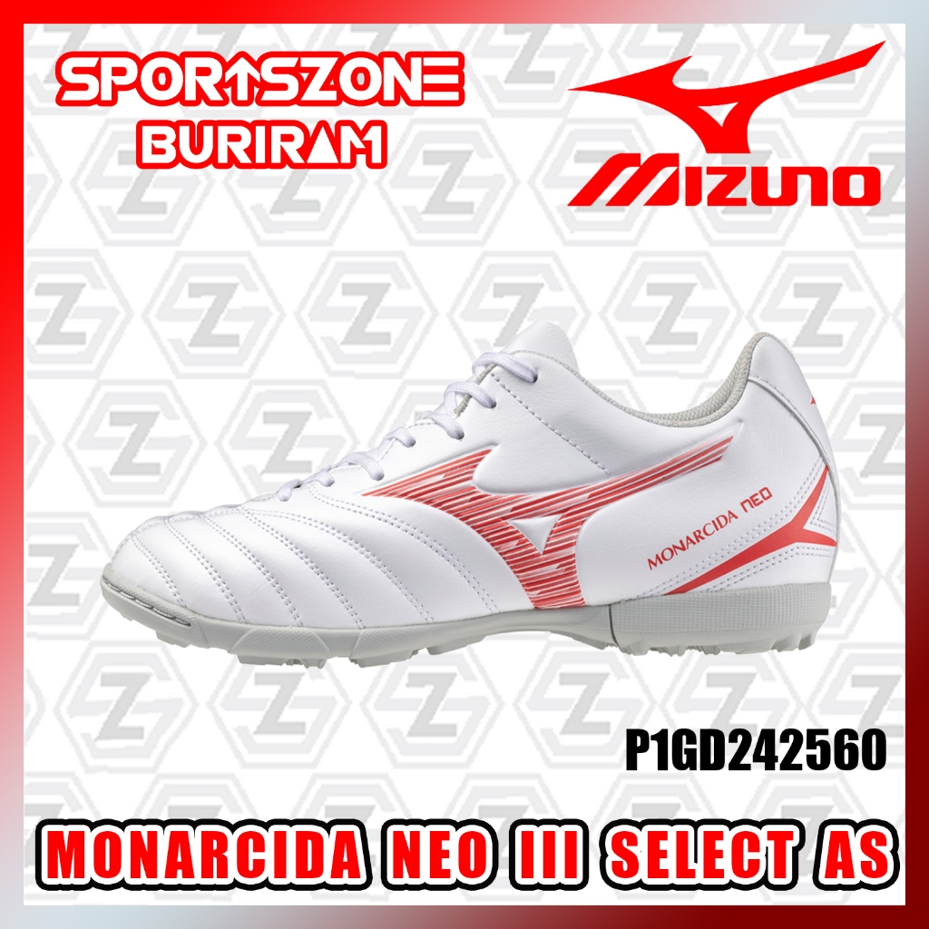 [รองเท้าฟุตบอลร้อยปุ่ม] Mizuno รุ่น MONARCIDA NEO III SELECT AS ของแท้ 💯 P1GD242560