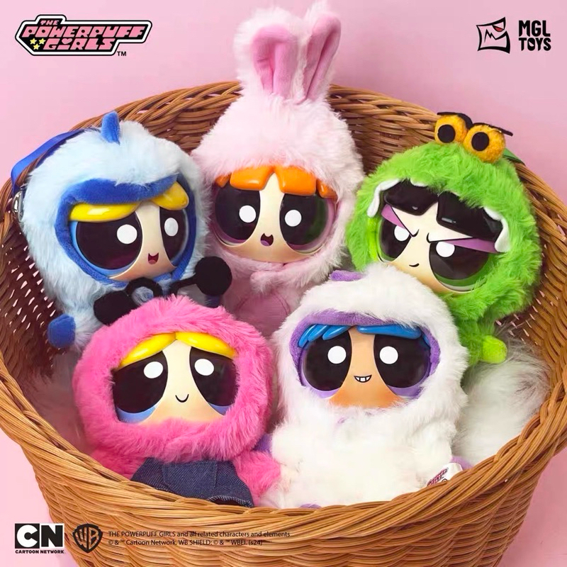 {พร้อมส่งไทย }แบบจุ่ม Powerpuff Girls Plush Party ของแท้