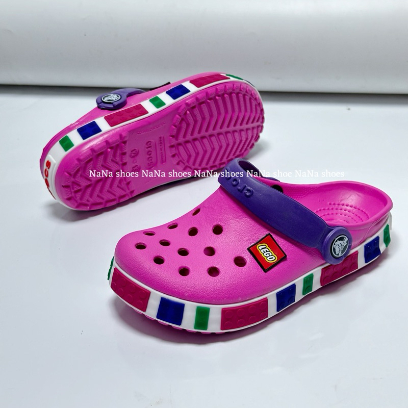 ของเด็ก Crocs band kids LEGO clog ใส่ได้ทั้งผู้ชาย ผู้หญิง