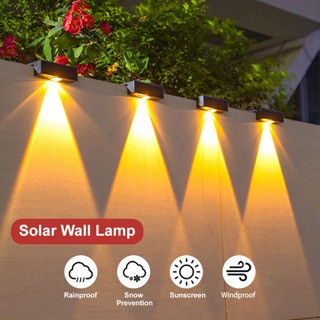 【การจัดส่งไทย】โคมไฟพลังงานแสงอาทิตย์กลางแจ้งกันน้ํา Step Lig…