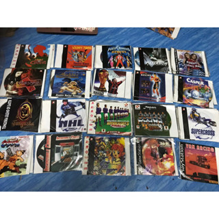 PS1,เกมส์ (44) แผ่นปั๊มรุ่นเก่า หายาก มือ 1 สภาพใส