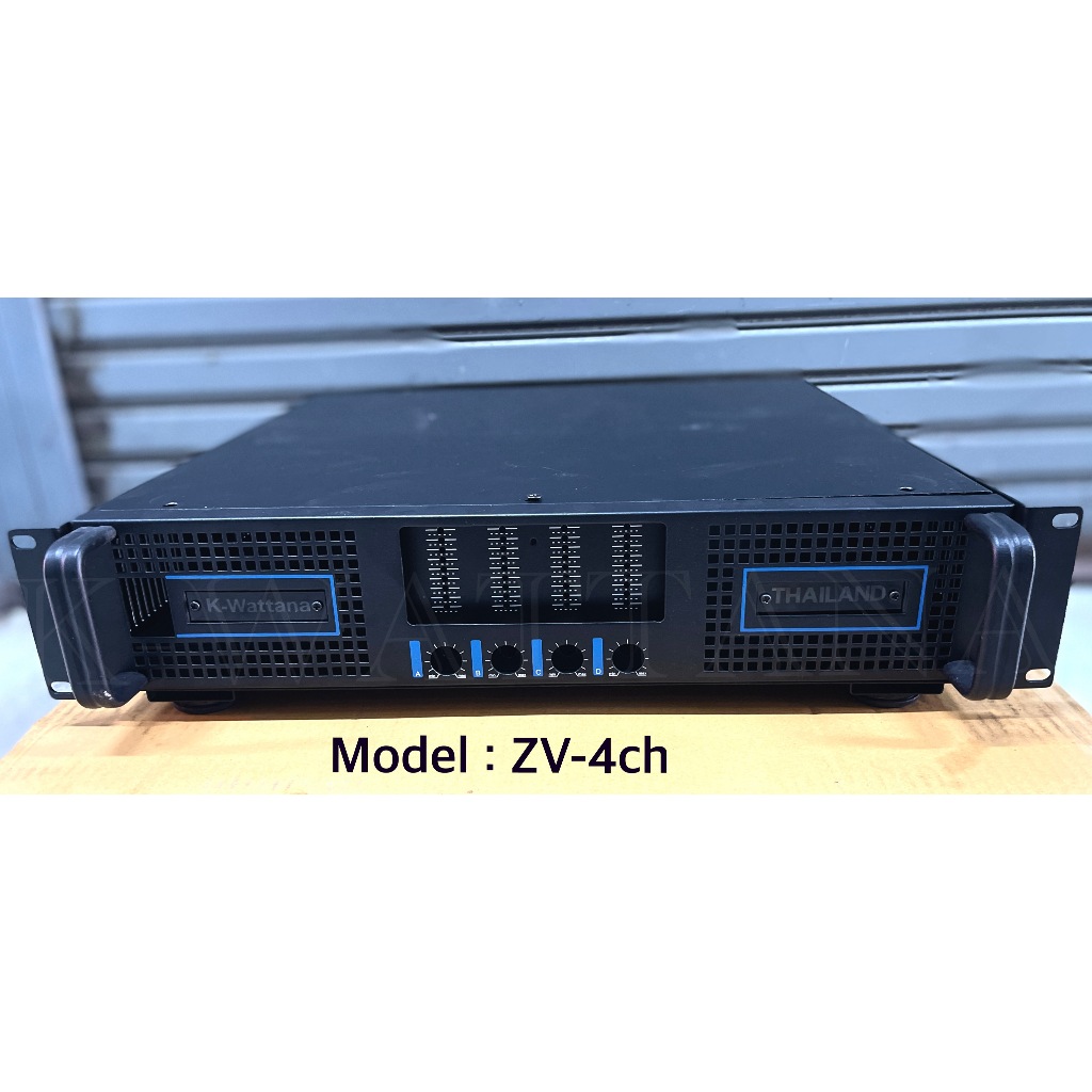 แท่นพาวเวอร์แอมป์เปล่า รุ่น ZV 4ชาแนล ความสูง 3.5นิ้ว (2U) ลึก 16นิ้ว