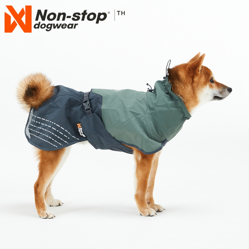 Non-stop dogwear Fjord Raincoat เสื้อกันฝนสุนัข