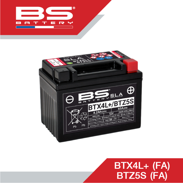 BS BATTERY BTZ5S (ของแท้) แบตเตอรี่สำหรับ R15 MSLAZ CLICK WAVE และรถรุ่นอื่นๆ ลูกละ 890฿ (รับประกัน 18 เดือน)