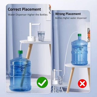 YOOGOO เครื่องกดน้ำอัตโนมัติ พับเก็บได้ Water Dispenser Pump ค่าใช้จ่ายUSB กดน้ำอัตโนมัต เครื่องกดน้ำถังอัตโนมัติ