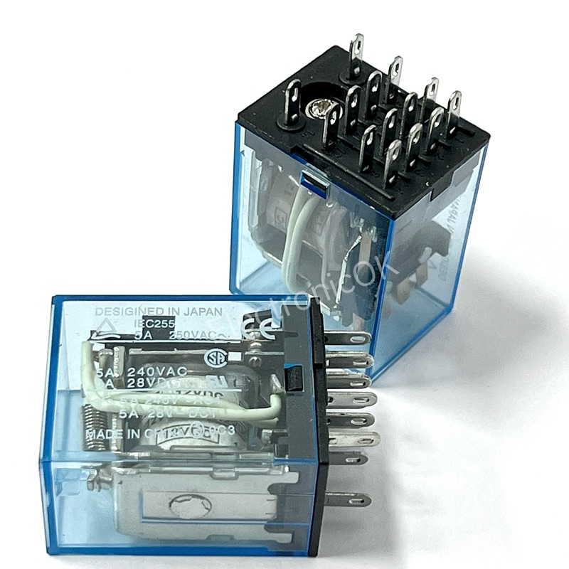 รีเลย์ MY4J MY4N 12VDC 24VDC 220VAC 14PIN พร้อมซ็อกเก็ต รูปที่ 2