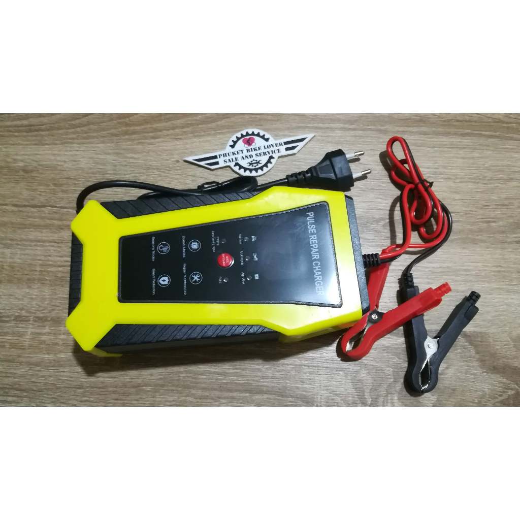 เครื่องกระตุ้นแบต ชาร์จแบตเตอรี่ตะกั่วกรด ซ่อมแซมแบตเตอร์รี่ มีโหมดสร้าง pulse battery charger ฟิ้นฟูแบตเตอร์รี่