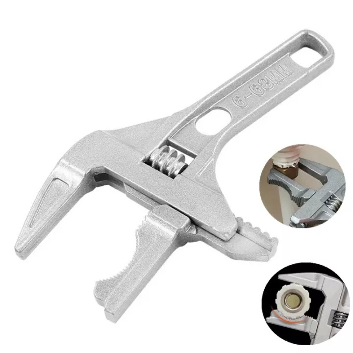 ประแจงอ/ตรง ถอดได้ กว้าง 6-68 มม. ประแจขันท่อน้ำ ด้ามสั้น ประแจอเนกประสงค์