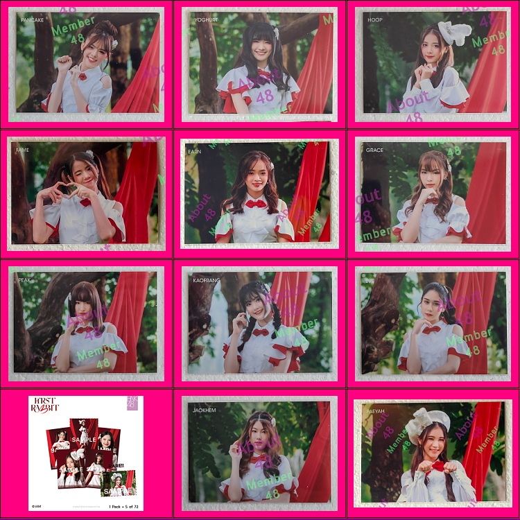 BNK48 รุ่น3 First Rabbit แอคพิเศษ Rare ปาเอญ่า ฮูพ แพนเค้ก โยเกิร์ต Bnk Gen3 รูปพิเศษ