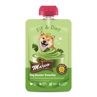 Marvo Dog Healthy Booster Smoothie ❤️🐶 มาร์โว่ บูสเตอร์ สมูตตี้บำรุงสุขภาพสำหรับสุนัขบรรจุ 50g