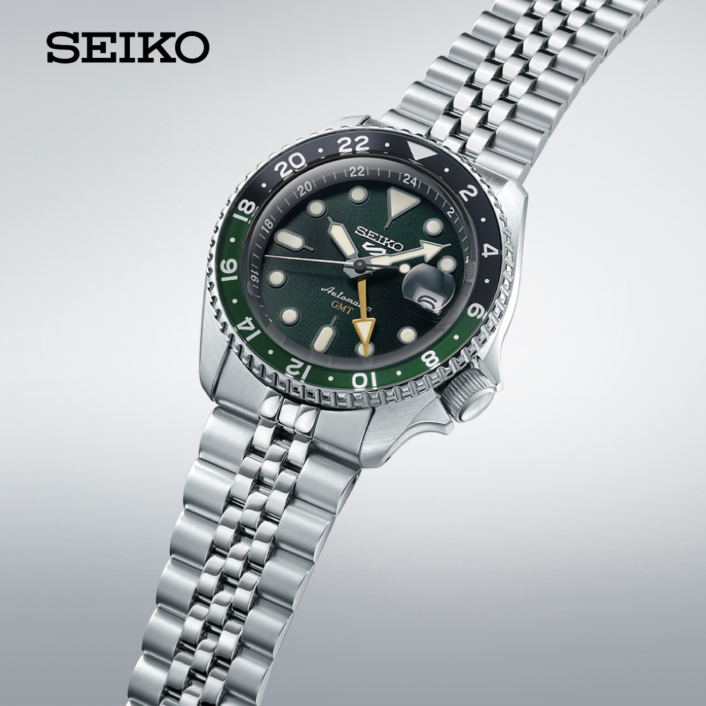 SEIKO นาฬิกาข้อมือ SEIKO 5 SPORTS AUTOMATIC G.M.T รุ่น SSK035K ขนาด 42.5 mm.