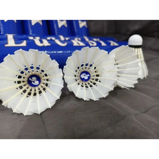 ลูกแบดมินตัน​ Luck Six ขนห่าน​อึด​ ทน​ คุ้ม