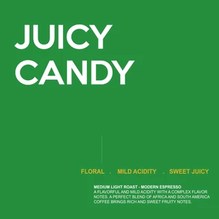 The Peace Coffee - Juicy Candy กาแฟเบลนคั่วกลางอ่อน 250G