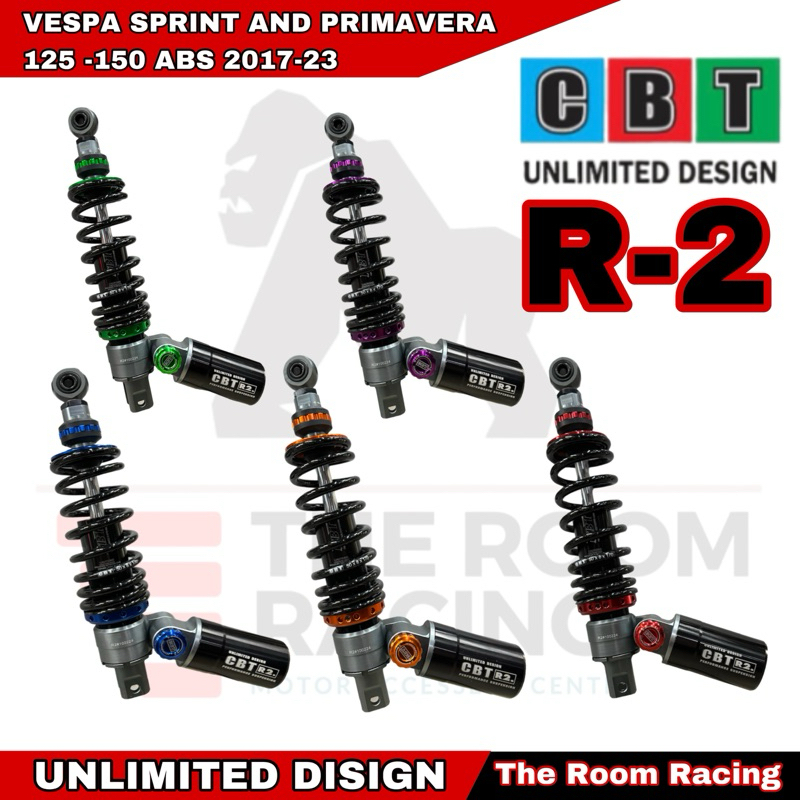 โช็คCBT R-2(กระปุก) ความสูง320mm. แท้100% Honda GIORNO+/LEAD/SCOOPY/CLICKทุกรุ่น  Yamaha MIO/FINO/FAZZIO/GRAND FILANO