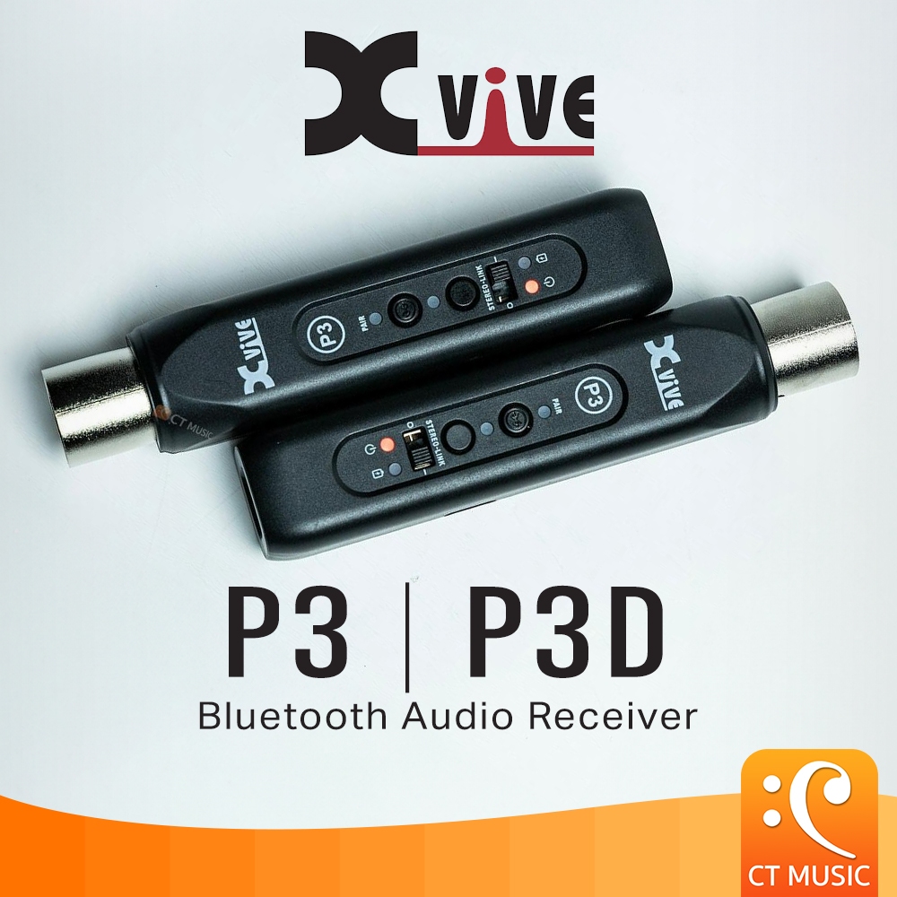 Xvive P3 / P3D Bluetooth Audio Receiver บูลทูธเข้ามิกเซอร์แบบไร้สาย