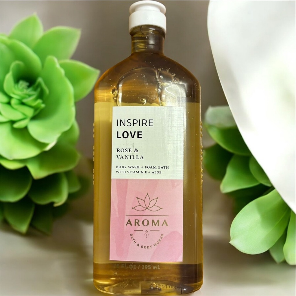 Bath & Body Works Aromatherapy Body Wash & Foam Bath 10 fl.oz. (295 ml) Shower Gel กลิ่นอโรม่าหอมๆ