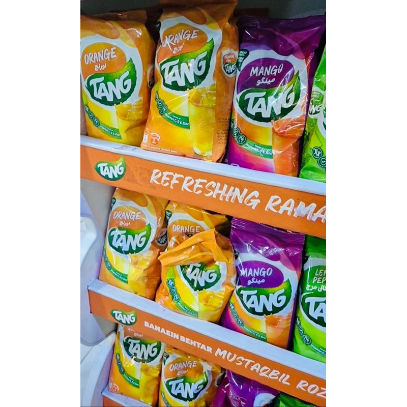 TANG Tang  375g Orange Lemon  pineapples mango ผงชงเพิ่มวิตามินc ผงชงดื่มสำเร็จรูป
