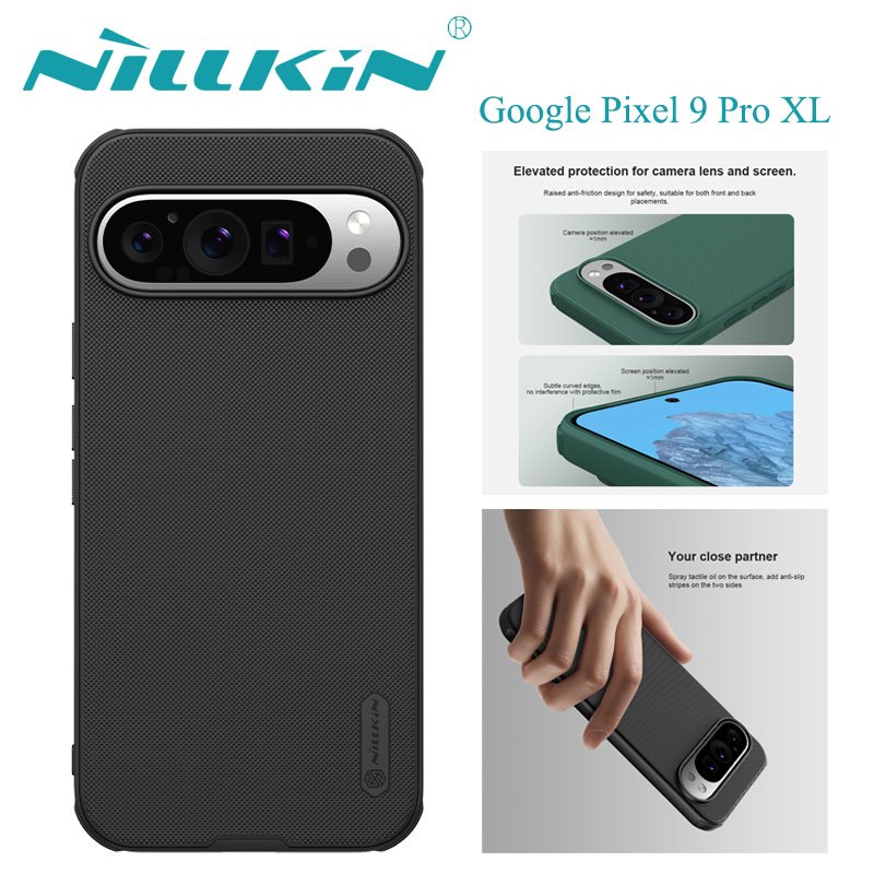 Nillkin เคส เคสโทรศัพท์ Google Pixel 9 Pro XL 5G Case Super Frosted Pro Shockproof Back Cover pixel9proxl casing