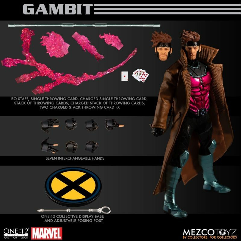 MEZCO TOYZ -  Gambit - One:12 Collective  (NKP)