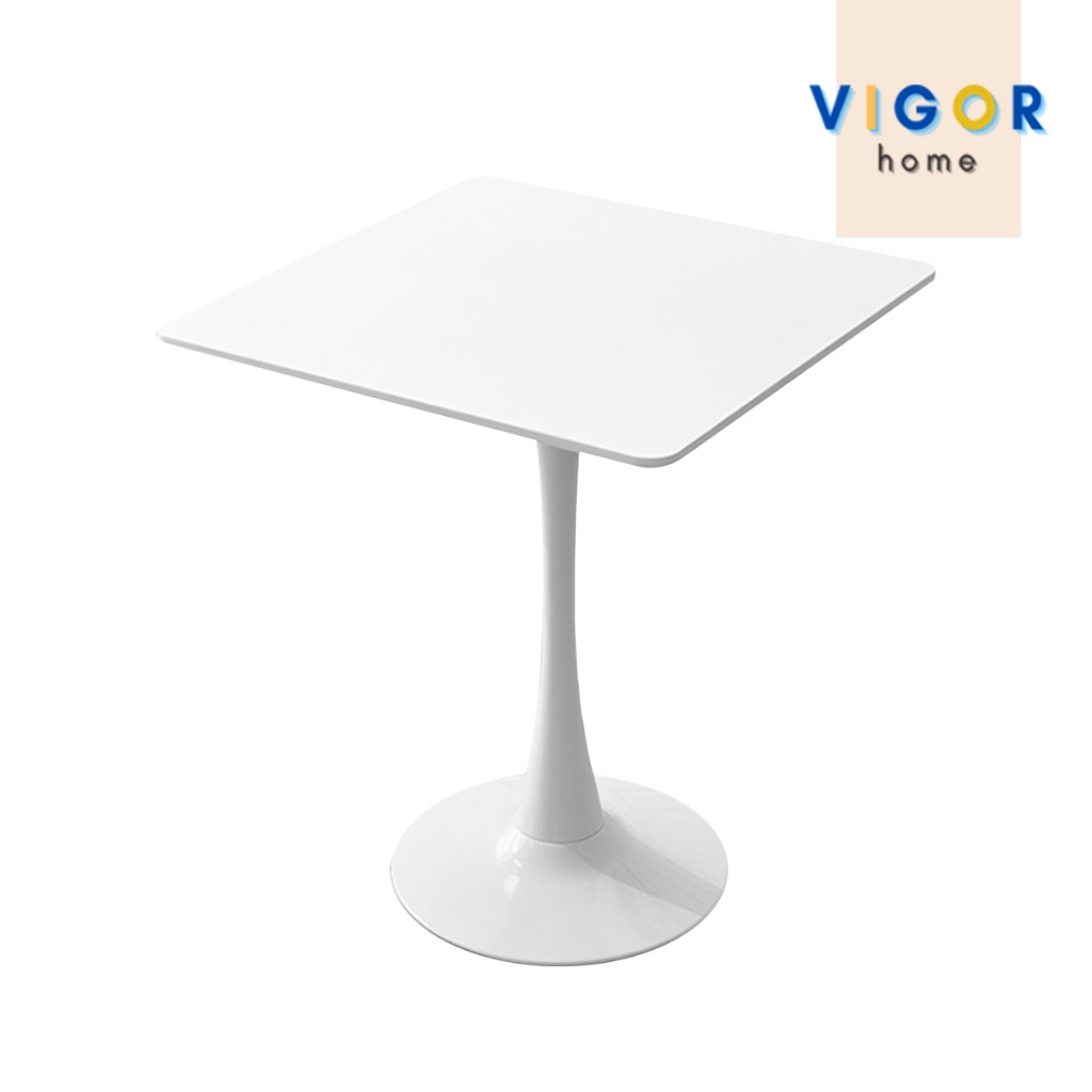 Vigor Home โต๊ะรับประทานอาหาร รุ่น ZX-10 ทรงเหลี่ยมสไตล์นอร์ดิก ใช้งานได้อเนกประสงค์
