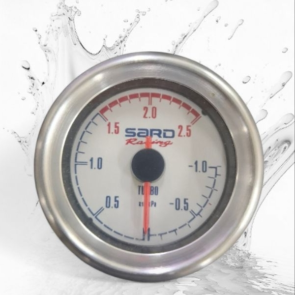 เกจ์วัดรอบ Sard แท้ Boost ไม่มี Mermory (ขาว)